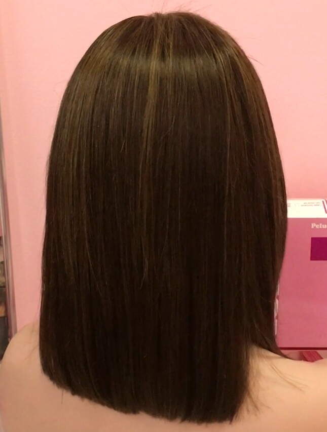 Peluca pelo natural MELANY color 2H6 RAYA TUL transparente