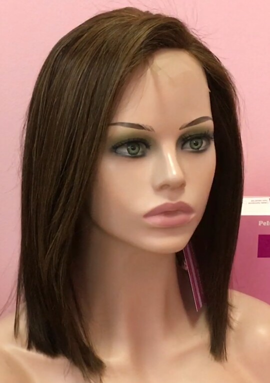 Peluca pelo natural MELANY color 2H6 RAYA TUL transparente