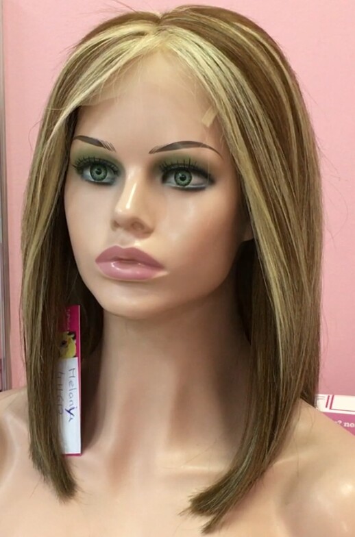 Peluca pelo natural MELANY color 4H613 TOP TUL transparente