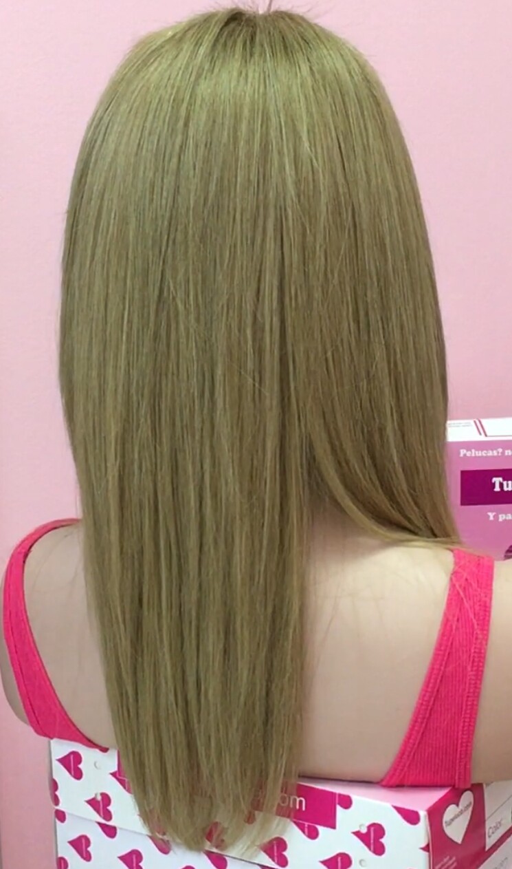 Peluca cabello natural Clara TOP de TUL color 14