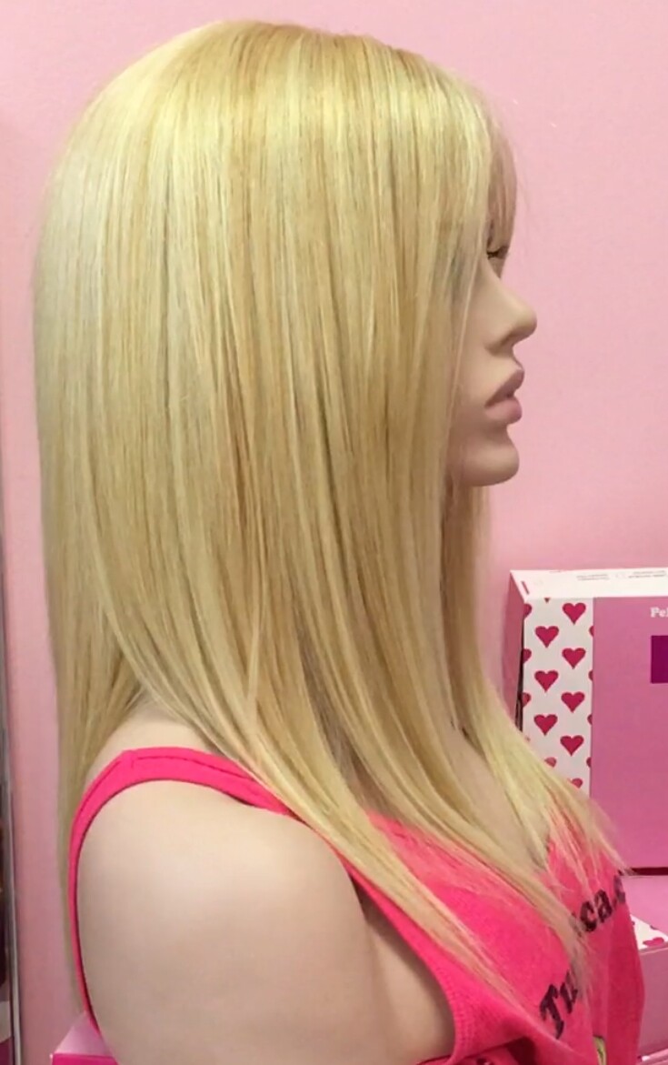 Peluca cabello natural Clara RAYA de TUL color 18H613