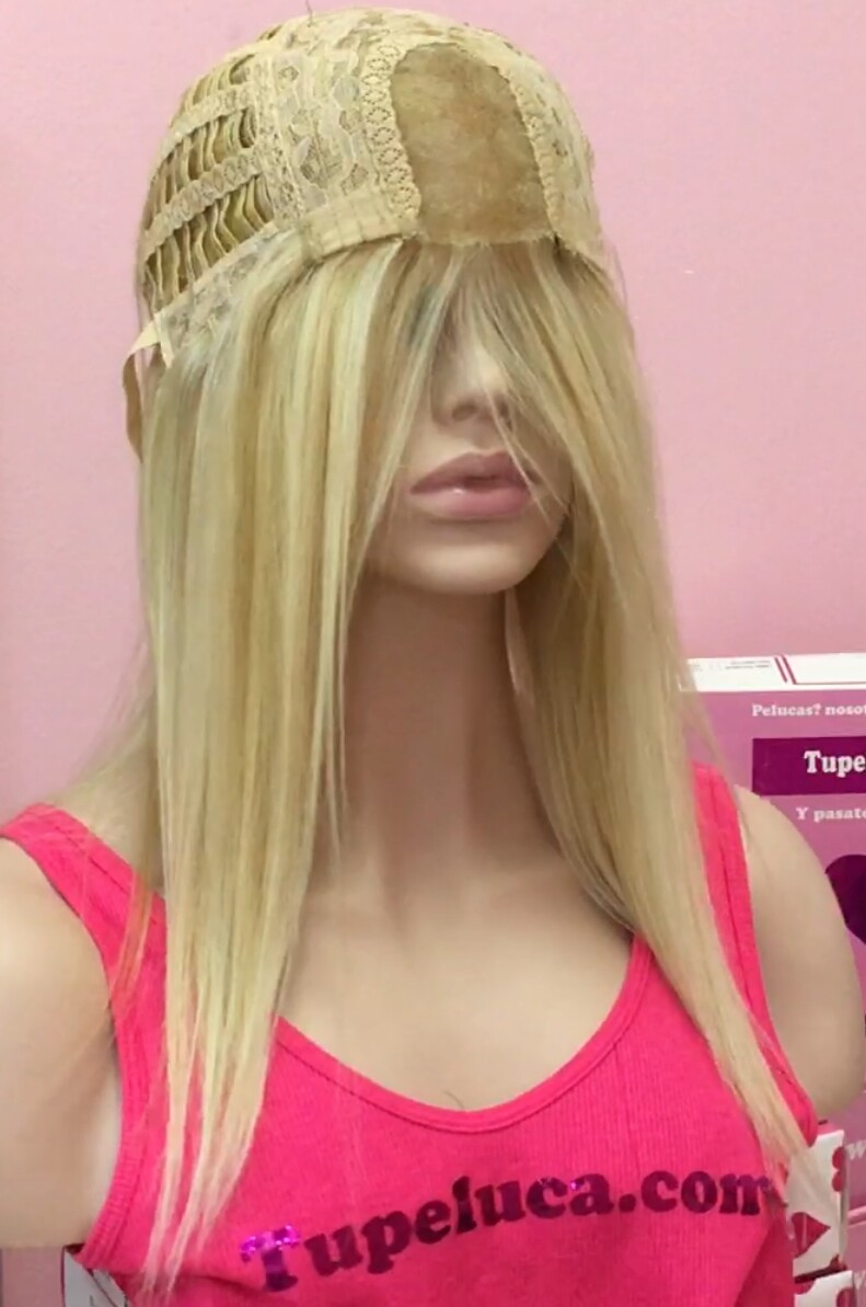 Peluca cabello natural Clara RAYA de TUL color 18H613