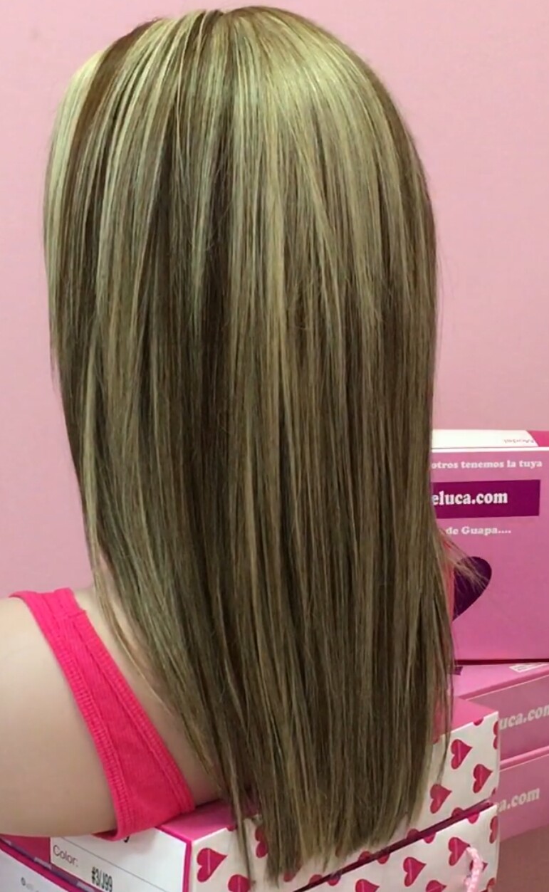 Peluca cabello natural Clara RAYA de TUL color 4h613G