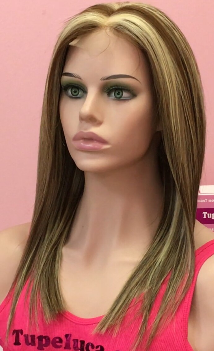 Peluca cabello natural Clara RAYA de TUL color 4h613G