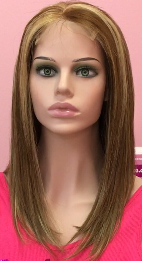 Peluca cabello natural Clara TOP de TUL color 5h27G