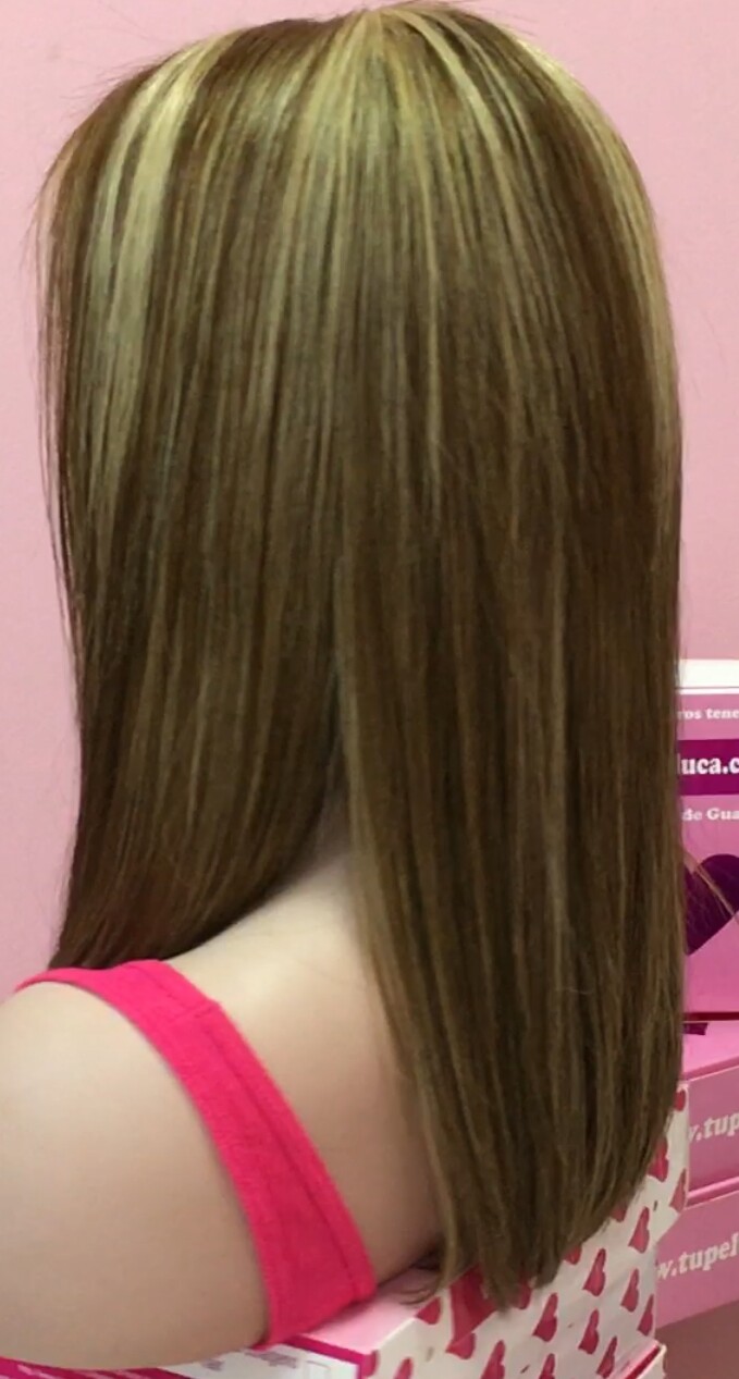 Peluca cabello natural Clara TOP de TUL color 5h27G