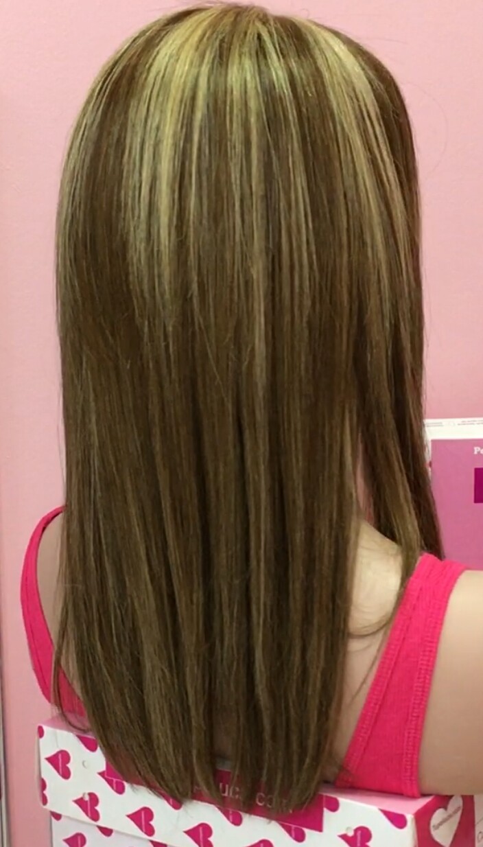 Peluca cabello natural Clara TOP de TUL color 5h27G