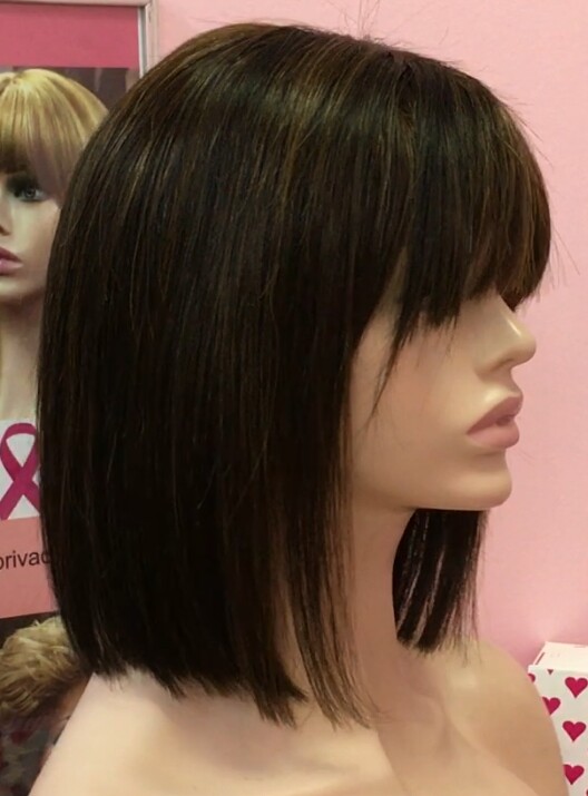 Peluca natural CLEO RAYA TUL color 1B/2H4 confecc. a maquina