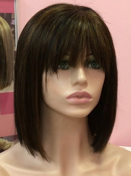 Peluca natural CLEO RAYA TUL color 1B/2H4 confecc. a maquina