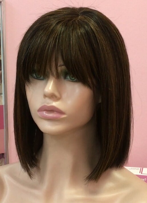 Peluca natural CLEO RAYA TUL color 1B/2H4 confecc. a maquina