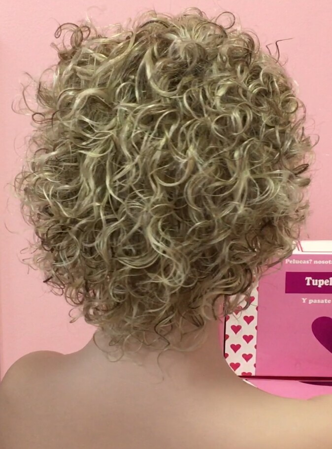 Peluca rizada natural DOLLY color 613H4h613