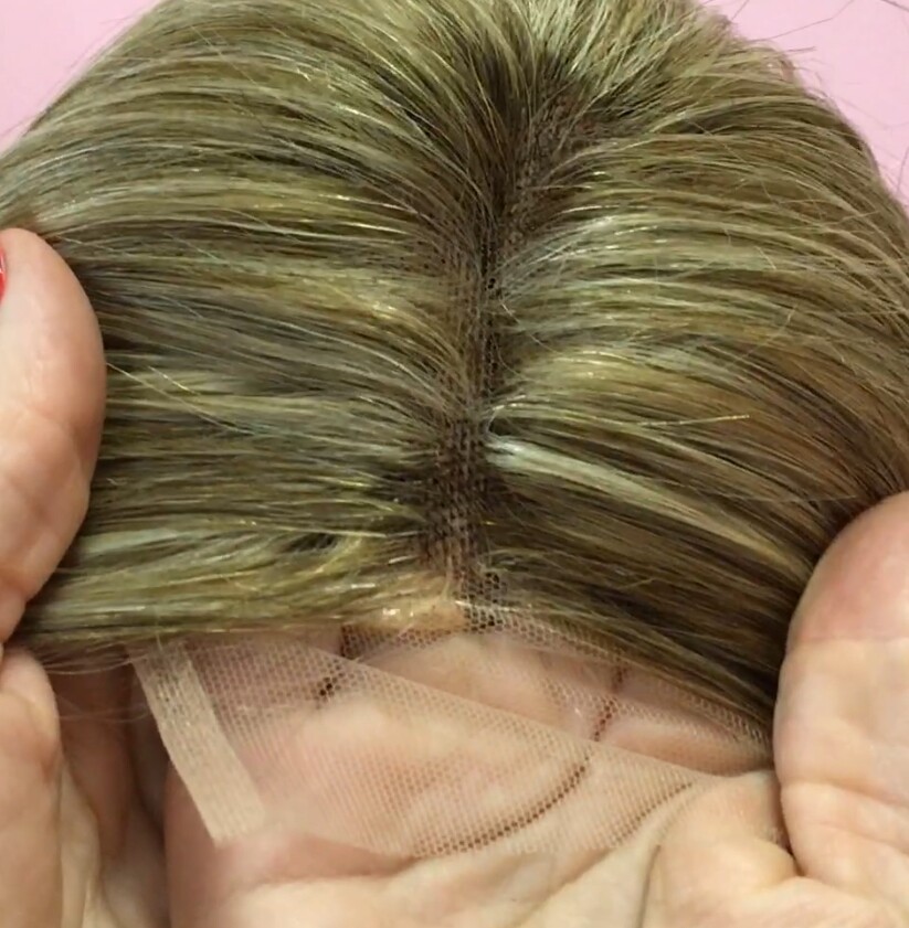 Peluca natural MINAUTI color 8H613 R 7 TOP TUL