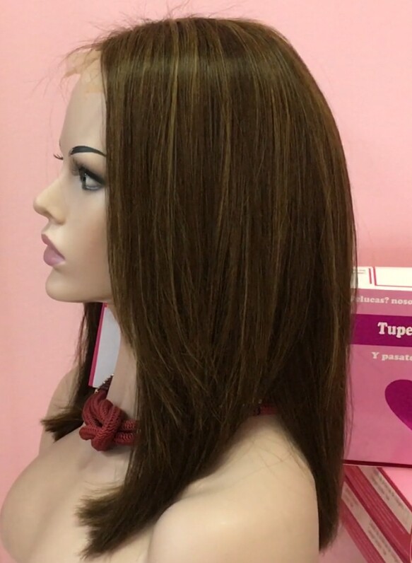 Peluca natural Melisa color 2h6 TOP  TUL