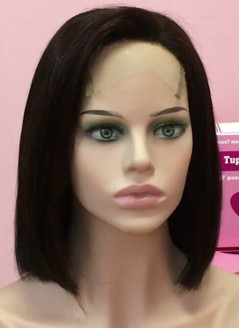 Peluca natural MINAUTI color 1B/2 TOP TUL transparente
