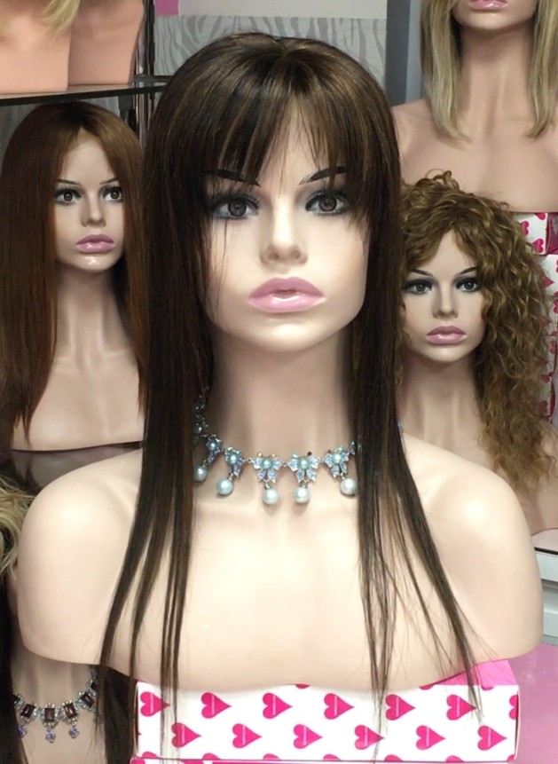Voluminizador natural LYDIA-FLECO color 2H5 TOP de tul ENTERO efecto piel transparente
