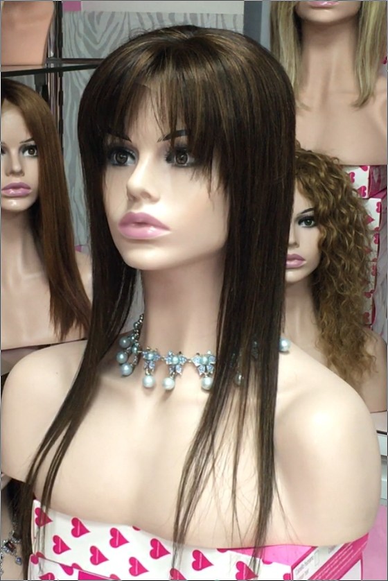 Voluminizador natural LYDIA-FLECO color 2H5 TOP de tul ENTERO efecto piel transparente