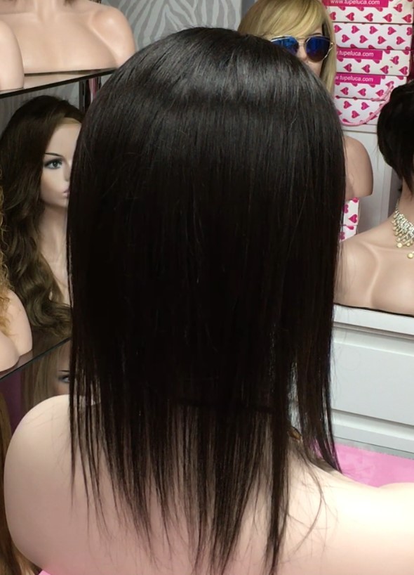 Voluminzador natural MERCHE color 2 acabado REDONDO - TUL ENTERO transparente efecto piel