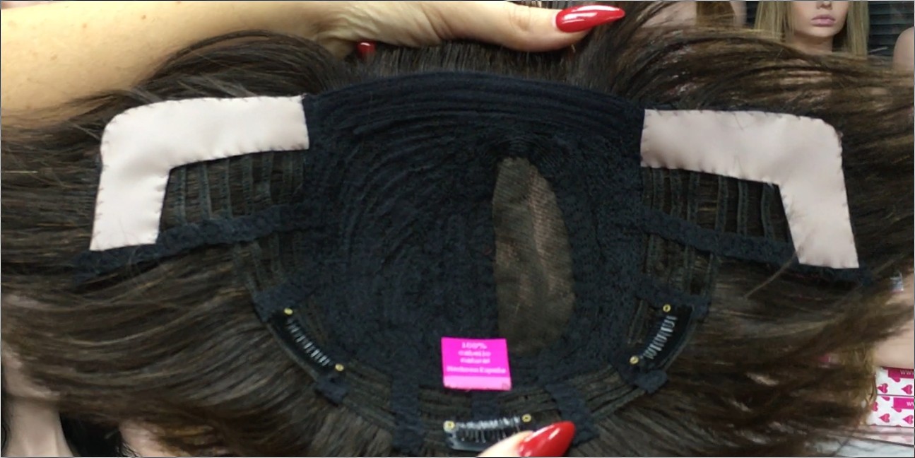 Voluminador natural SUSY color 2 raya de tul transaprente