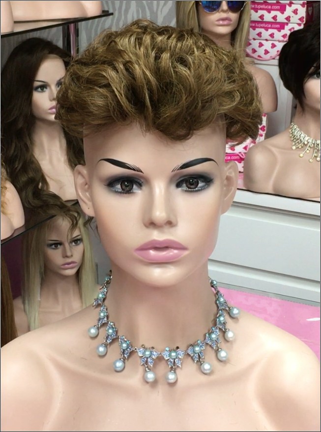 Voluminzador natural DEME color 8 Top + frontal de Tul