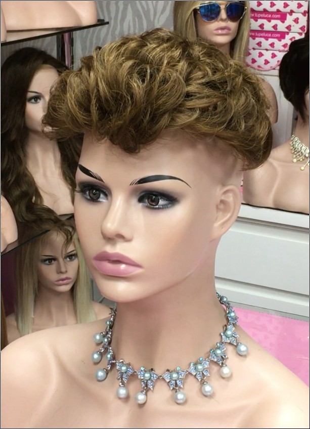 Voluminzador natural DEME color 8 Top + frontal de Tul