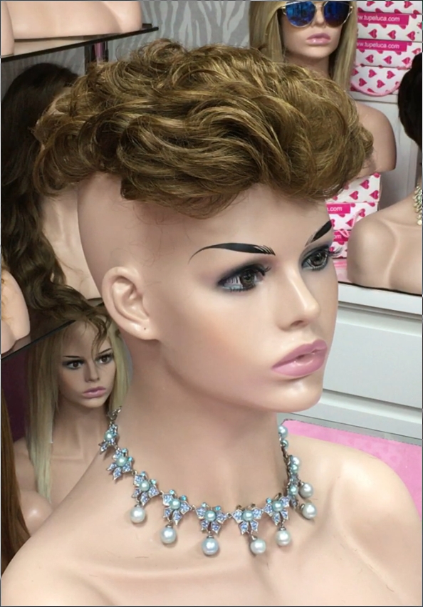 Voluminzador natural DEME color 8 Top + frontal de Tul