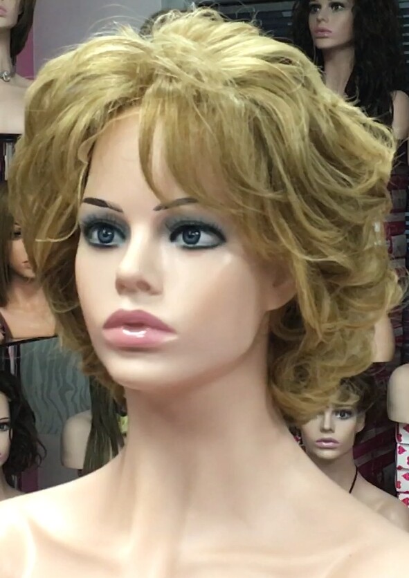 Peluca natural AKILA color 14 TOP TUL transparente efecto piel