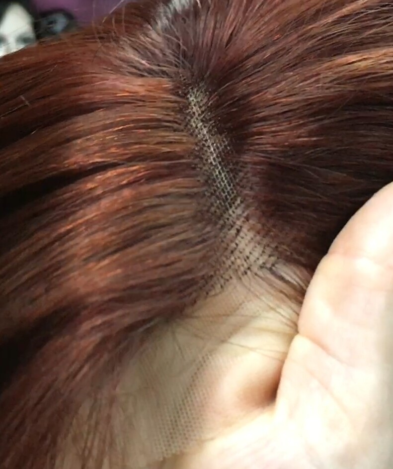 Voluminador natural ALBERTA acabado REDONDO 4 TOP TUL  color CAOBA tinte