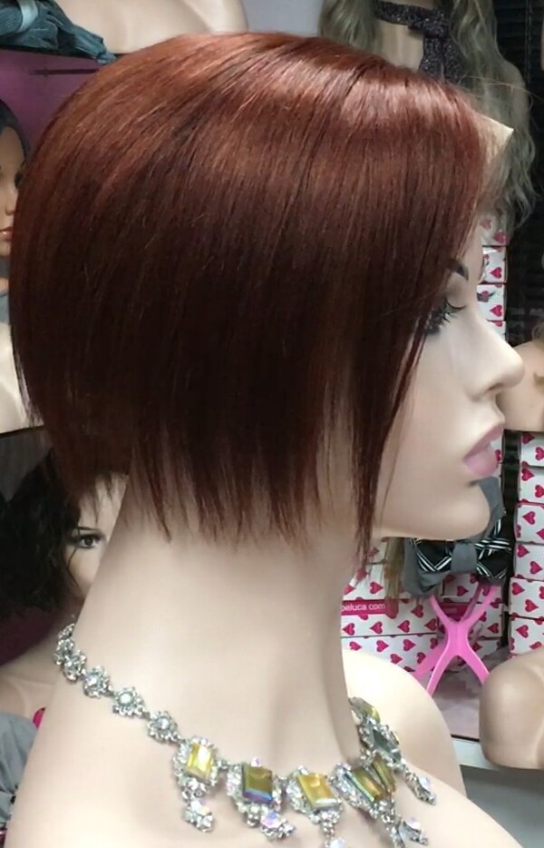 Voluminador natural ALBERTA acabado REDONDO 4 TOP TUL  color CAOBA tinte