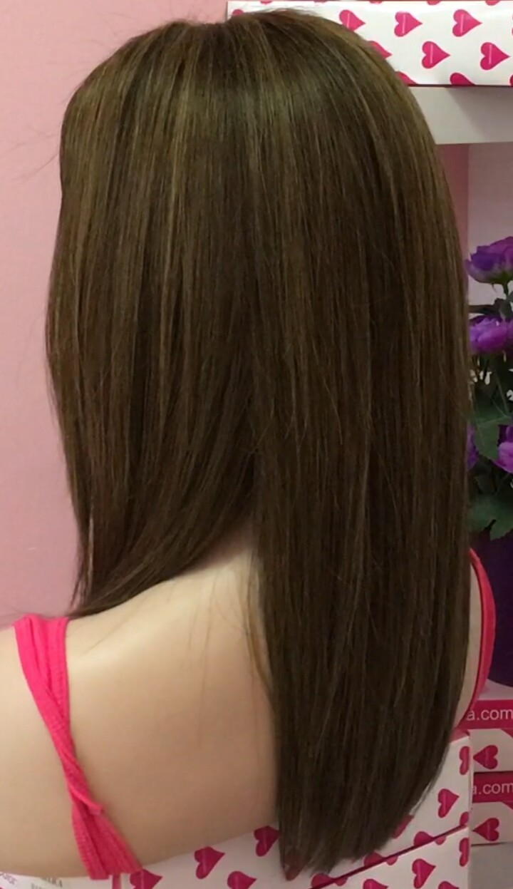 Peluca natural CLARA color 2H6 REFLEJO TOP TUL