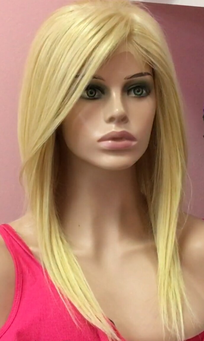Peluca natural CLARA 613 Top Tul transparente efecto piel