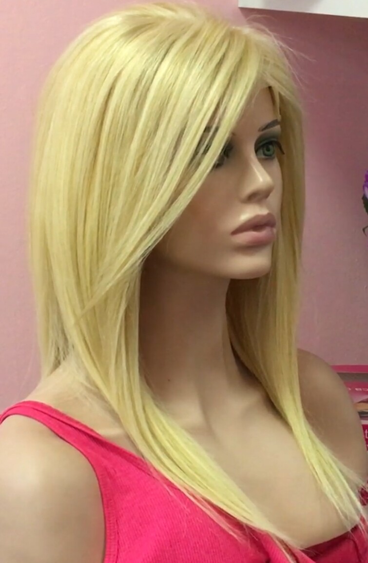Peluca natural CLARA 613 Top Tul transparente efecto piel