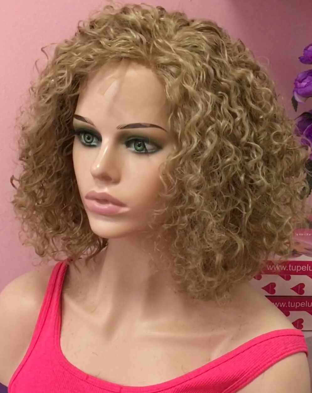 Peluca rizada cabello natural NINONA DIFUSOR color 18 RAYA TUL