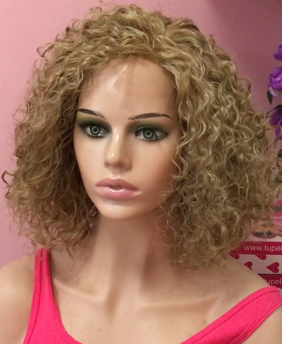 Peluca rizada cabello natural NINONA DIFUSOR color 18 RAYA TUL