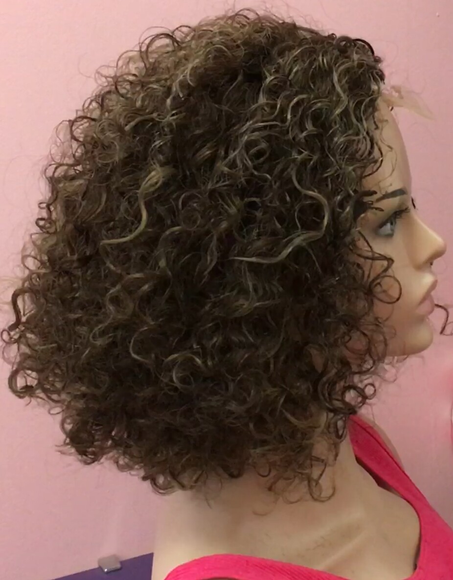 Peluca rizada cabello natural NINONA DIFUSOR color 2H18 RAYA TUL
