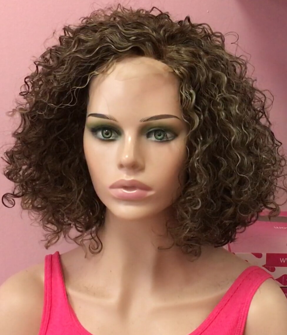 Peluca rizada cabello natural NINONA DIFUSOR color 2H18 RAYA TUL