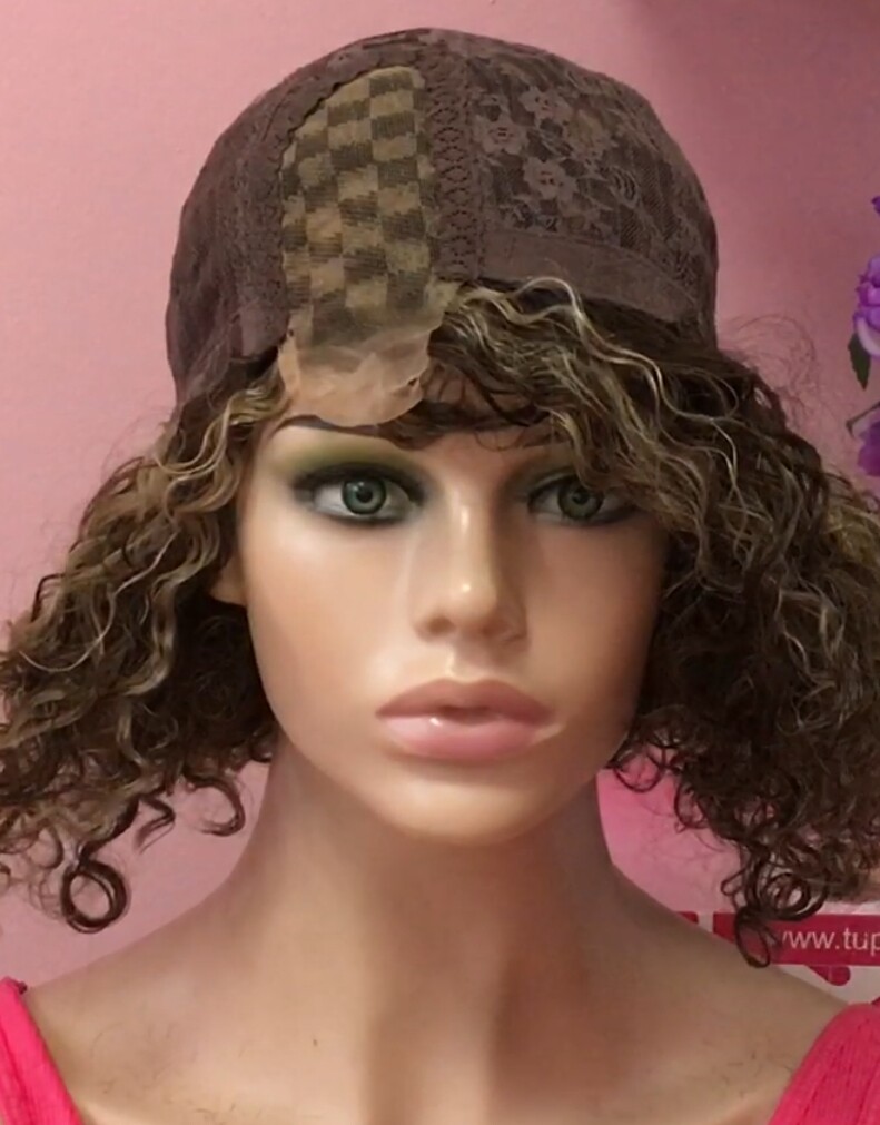 Peluca rizada cabello natural NINONA DIFUSOR color 2H18 RAYA TUL