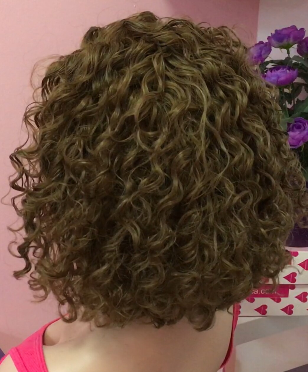 Peluca rizada cabello natural NINONA  DIFUSOR color 6 RAYA TUL