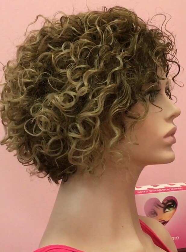 Peluca rizada natural AINHOA  6RAIZ18