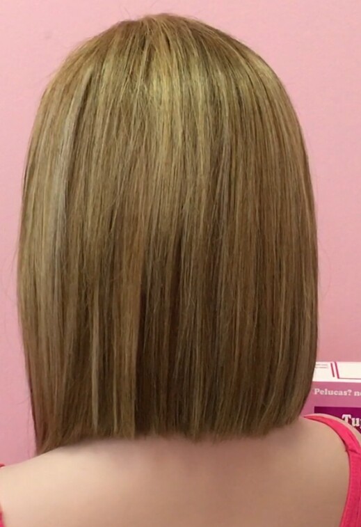 Peluca natural MELANIA color 6H16 RAYA TUL