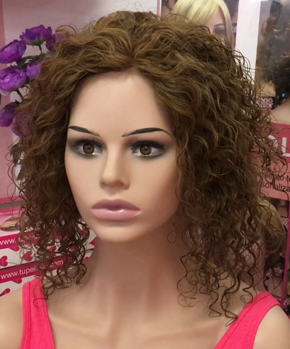 Protesis frontal DIADEMA ROCIO TUL 12" RIZADO color 6