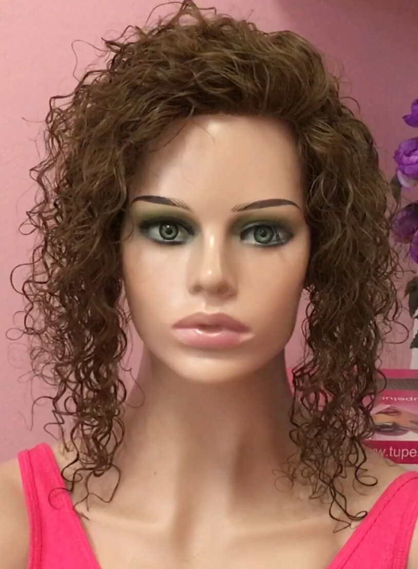 Protesis frontal DIADEMA ROCIO TUL 12" RIZADO color 6