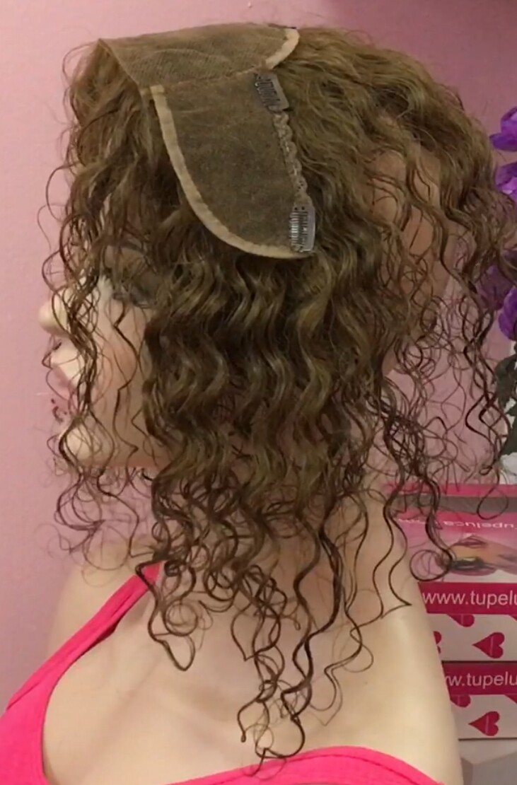 Protesis frontal DIADEMA ROCIO TUL 12" RIZADO color 6