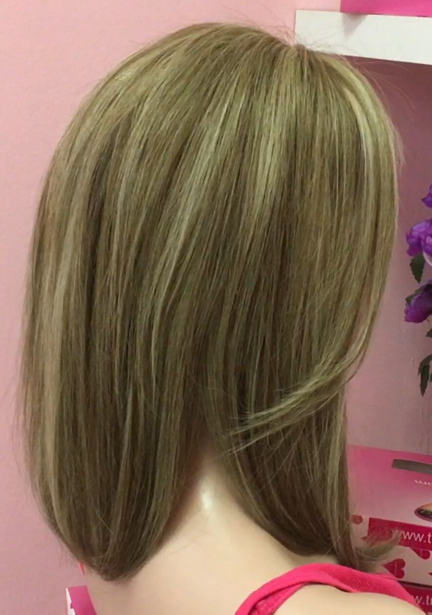 PROTESIS  ALOPECIA FRONTAL natural MERCHE PATILLAS XL color 8H613 TOP TUL 