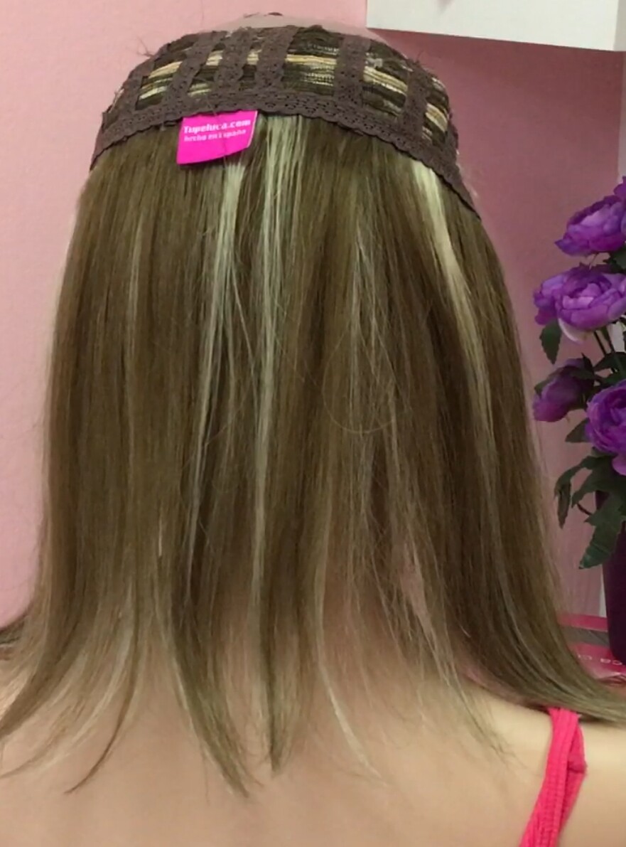 PROTESIS  ALOPECIA FRONTAL natural MERCHE PATILLAS XL color 8H613 TOP TUL 