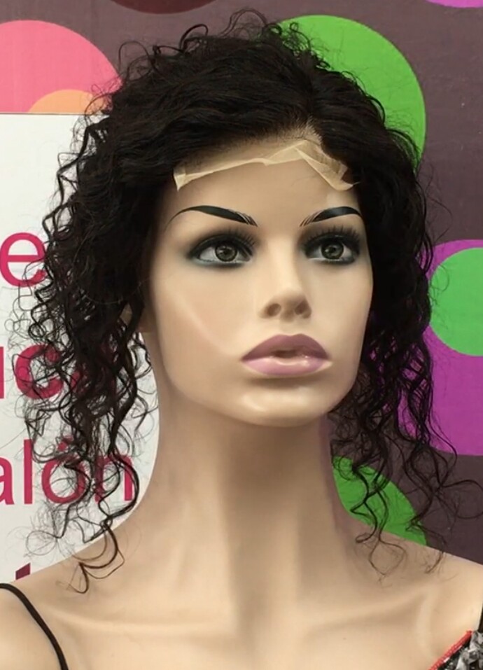 Voluminador natural rizado NINA color 1 Top de Tul entero