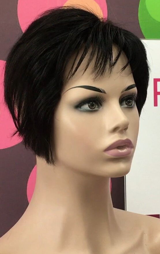 Voluminador natural MARGARITA 8" color 1 frontal diadema medio tul