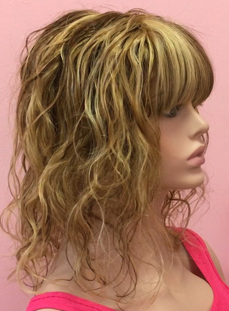 Voluminador natural MERCEDES color 6h16 RAYA TUL con FLECO