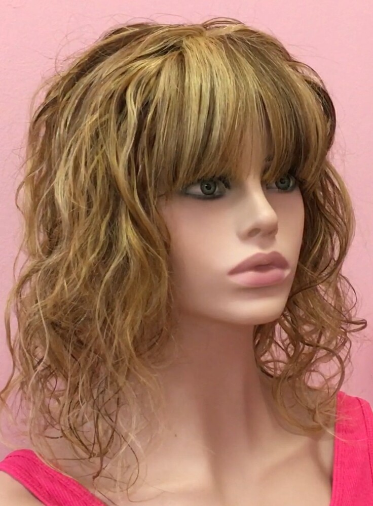 Voluminador natural MERCEDES color 6h16 RAYA TUL con FLECO
