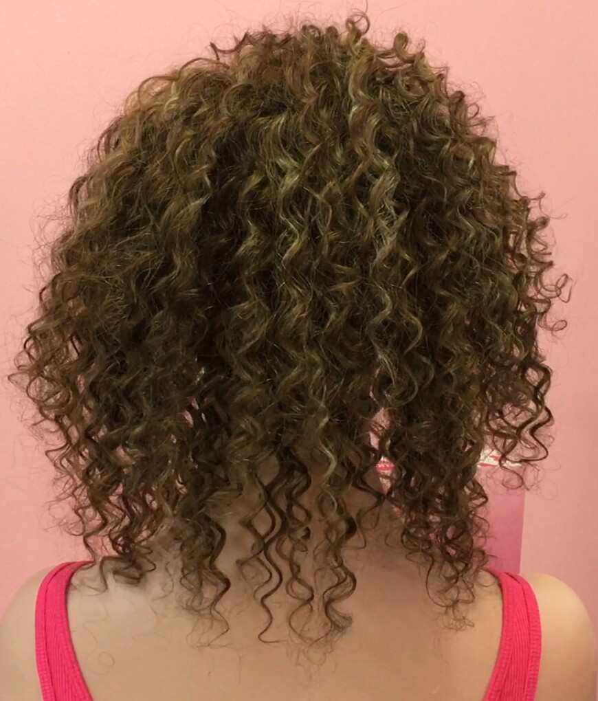 Voluminador RIZADO natural ROSA color 8h8H18H8H613