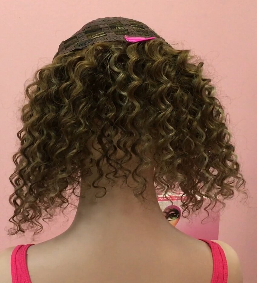Voluminador RIZADO natural ROSA color 8h8H18H8H613